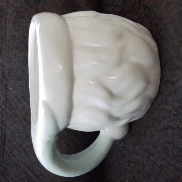 Winking Santa Blue Hat Mug 20 oz - Picture 3 of 6